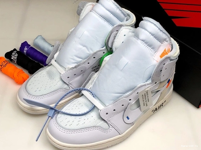 1 AQ0818-100 Air High Off-White White Retro Jordan 0630